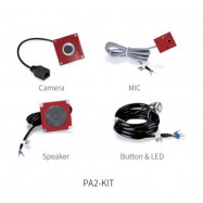 Kit Completo per PA2/PA2SSpeaker/Microfono/Pulsante con Led e Cam IP