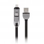 Cavo 2in1 USB - Lightning + microUSB