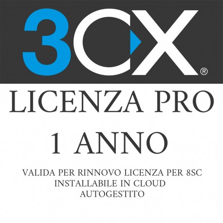 3CX Licenza Pro 8SC - Autogestito