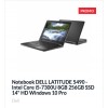 Notebook DELL LATITUDE 5490 - Intel Core i5-7300U 8GB 256GB SSD 14" HD Windows 10 Pro