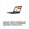 Notebook LENOVO THINKPAD L470 20JV-S1D - Intel Core i5-6200U 8GB 256GB SSD 14" HD Win 10 Pro